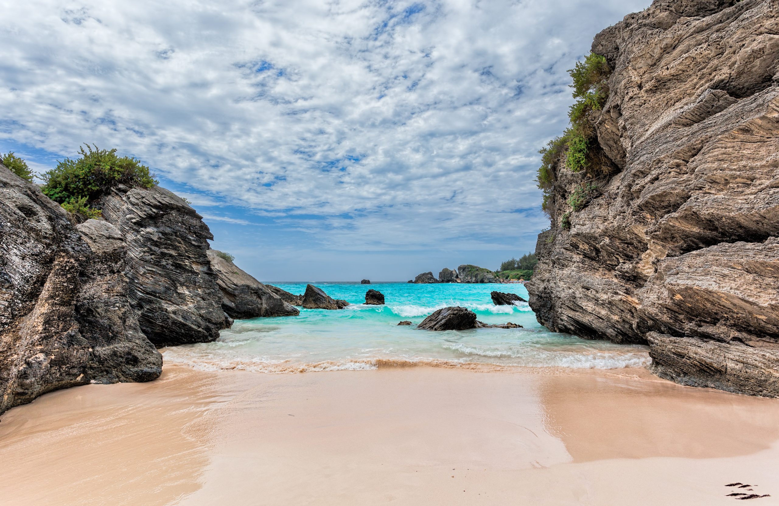 Horseshoe Bay in Bermuda.