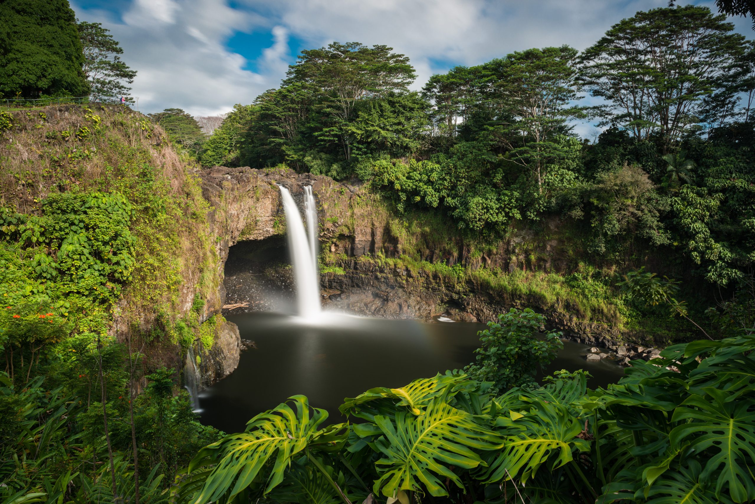 Rainbow Falls in Hilo, Hawaii on the Big Island.